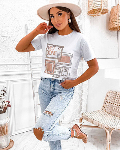 Royalfashion Women's printed t-shirt