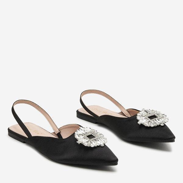OUTLET Black ballerina slippers Etalli. Footwear