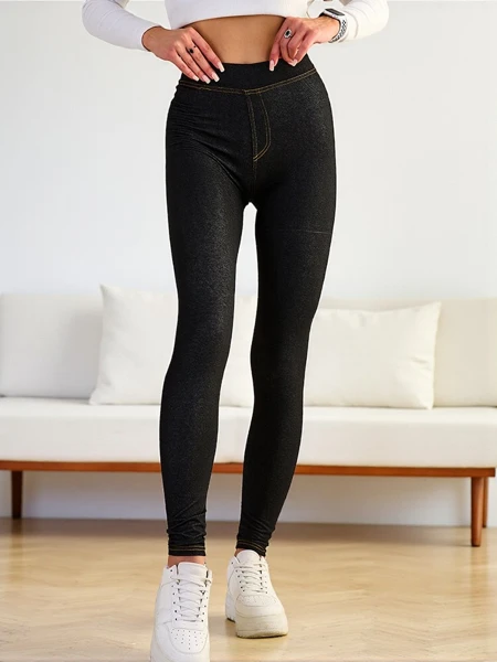Bellissima Elegante Leggings in Black