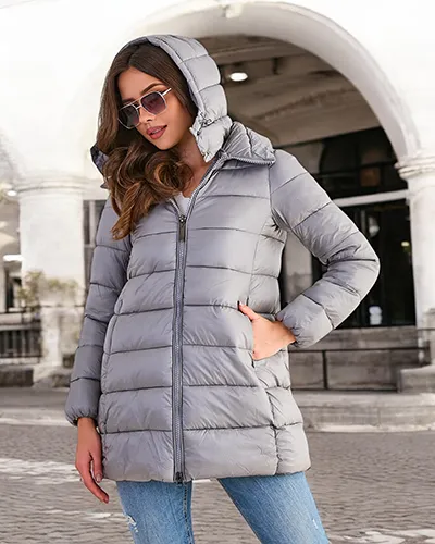 Royalfashion Women's quilted winter jacket