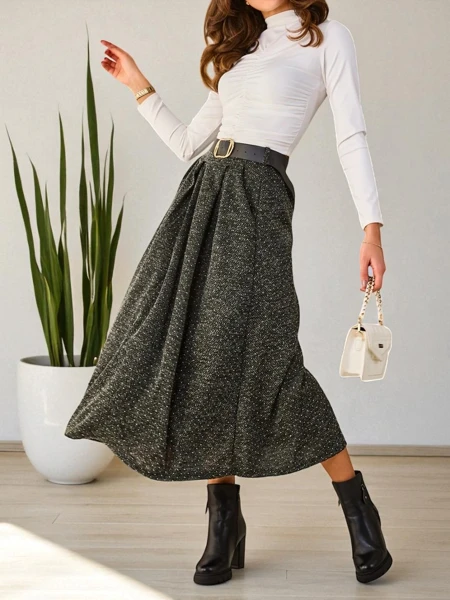 Royalfashion Women's midi skirt