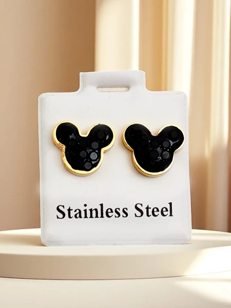 Royalfashion Women's bear-shaped earrings
