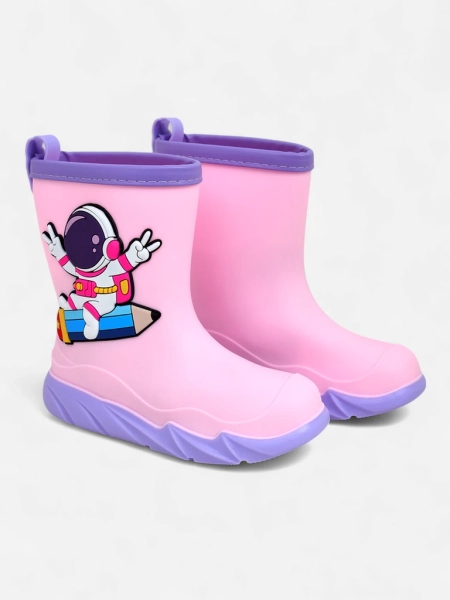 Royalfashion children’s rain boots with astronaut Cosmos