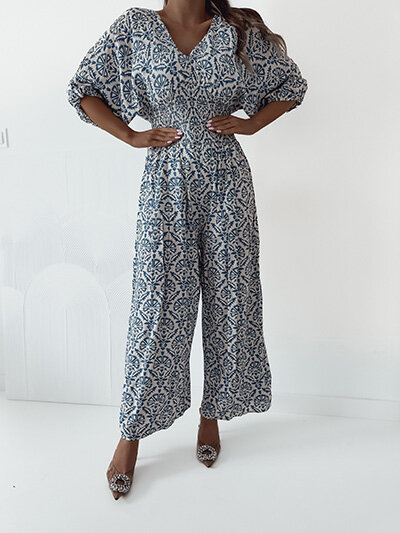 Royalfashion Patterned women's jumpsuit