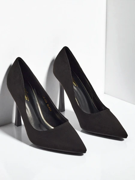 Women's Stiletto Heel Pumps Eco Suede Belunika