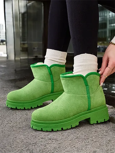 Royalfashion Short boots a'la snow boots for women Hozises