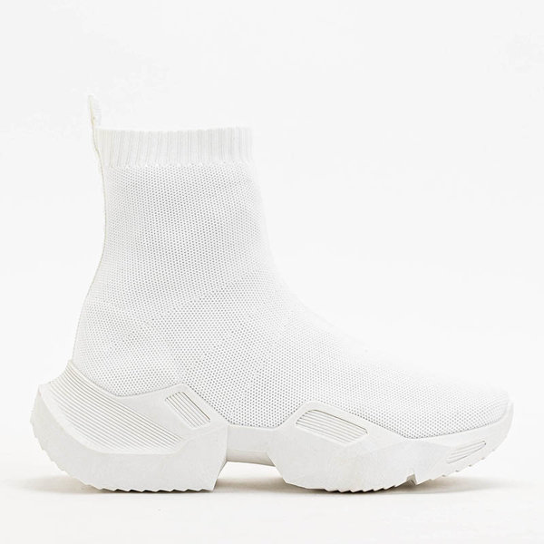 OUTLET Gohi Women's White High Trainers - Footwear