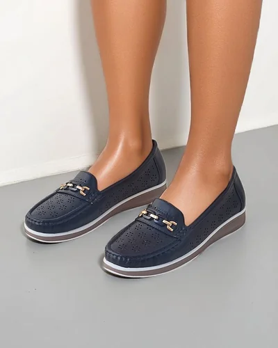 Royalfashion Women's perforated moccasins Cerro