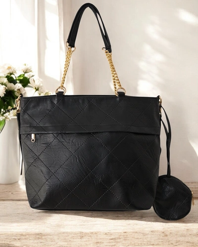 Royalfashion Women's eco-leather handbag with wallet