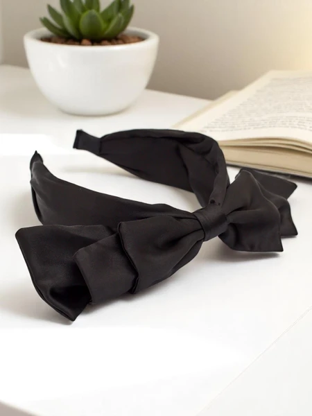 Royalfashion Satin Hairband with Bow Celine