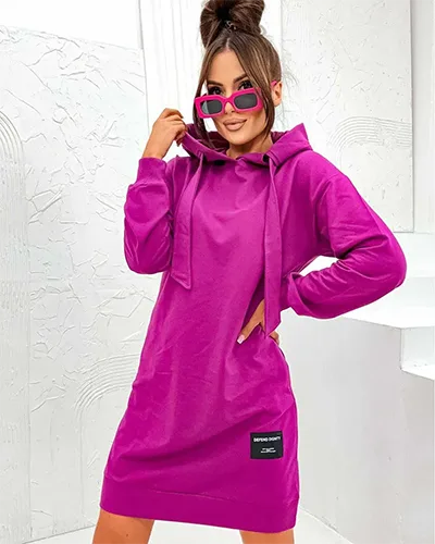 Royalfashion Women's Mini Blouse Dress