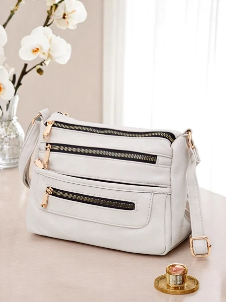 Royalfashion Small square handbag made of eco leather Niva Time