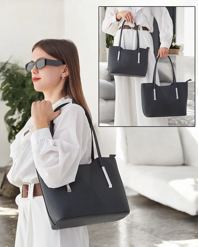 Royalfashion Double women's bag with embossing