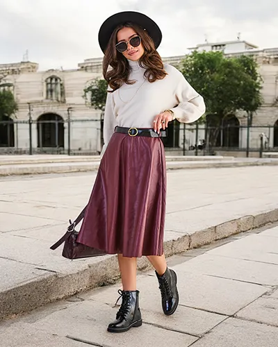 Royalfashion Women's midi skirt