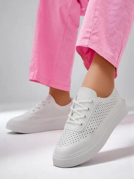 Royalfashion Women's Ażurowe Sporty Lace-Up Shoes Adette