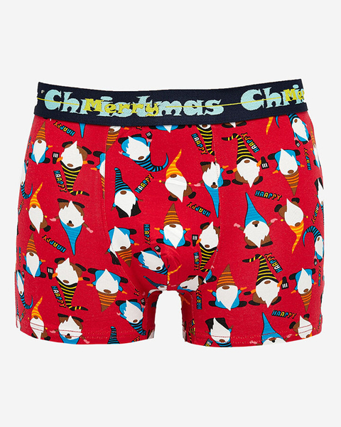 Royalfashion Red men's Christmas boxers