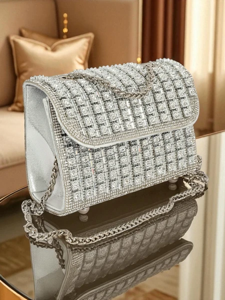 Royalfashion Women's Clutch Bag with Zirconia Elira Dusk