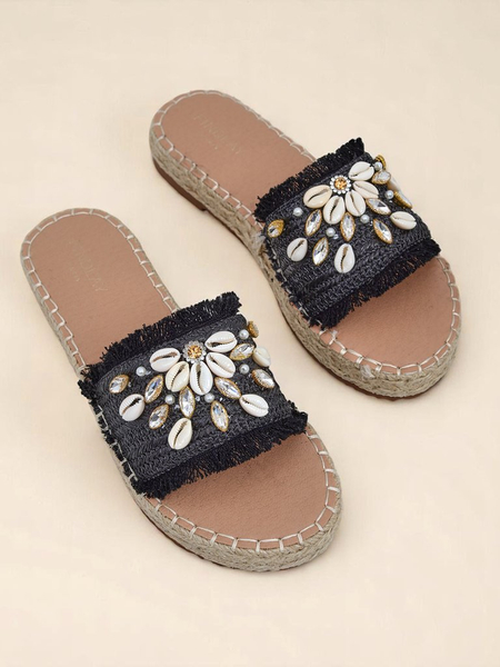 Royalfashion Women’s flip-flops with shells Sandy