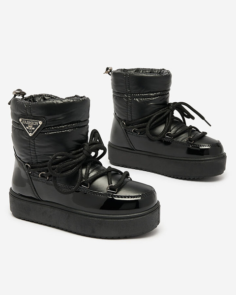 Royalfashion Children's slip-on boots a'la snow boots in black Etyvon