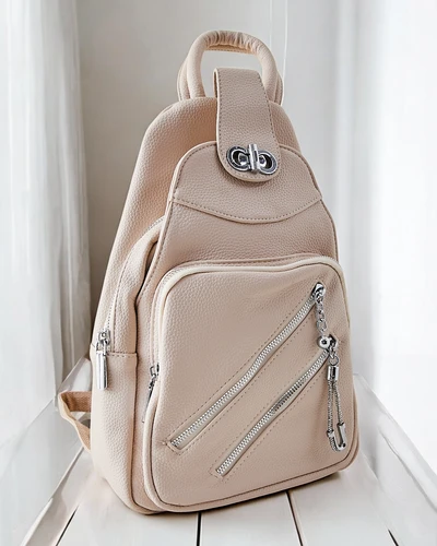 Royalfashion Small women's eco-leather backpack