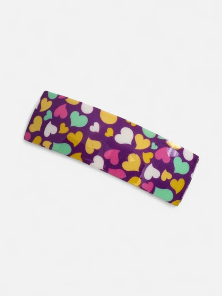Colorful Children's Hair Clip with Hearts