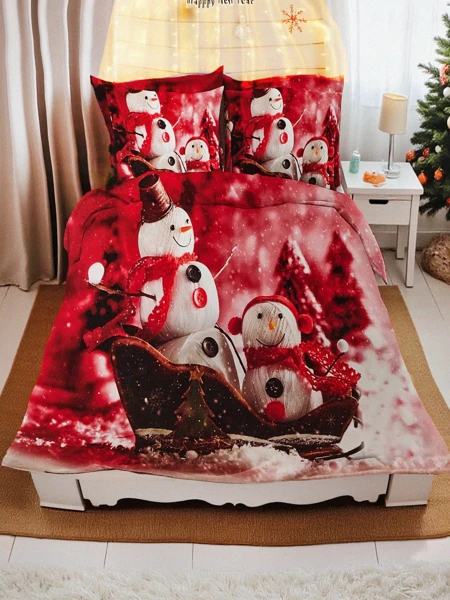 Royalfashion Christmas Bedding Set 160x200 3-PIECE