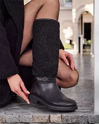 Royalfashion Women's slip-on boots Cozzue
