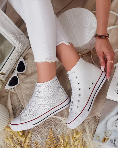 Royalfashion Women's sequined sneakers Shis