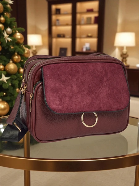 Small women's eco-leather handbag Avenne