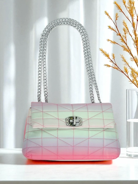 Royalfashion Small women's handbag made of eco leather ombre Sophie Rose