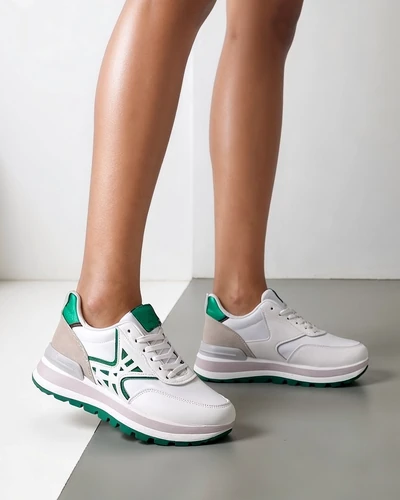 Royalfashion Women's Sneakers with Glitter Senues