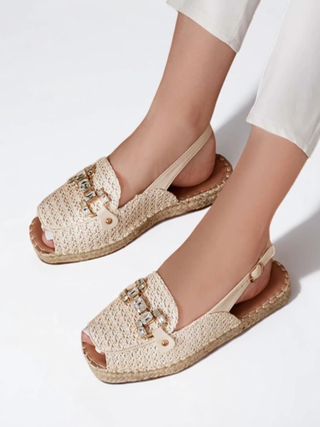 Royalfashion Women's espadrilles with open toe