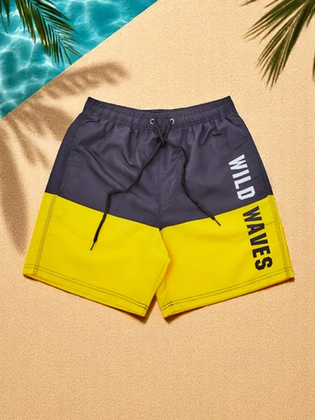 Royalfashion Men's sports shorts with protective mesh