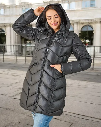 Royalfashion Women's winter quilted jacket