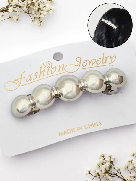 Royalfashion Hair Clip Beaded Claw