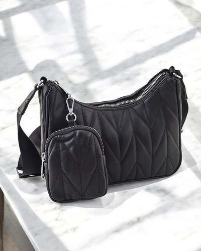 Royalfashion Small women's quilted handbag with wallet
