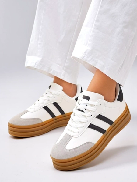 Royalfashion Women's sporty sneakers with a rubber sole Allexx