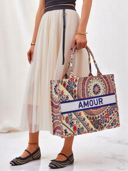 Royal Fashion Fabric Handbag Amour Vibes