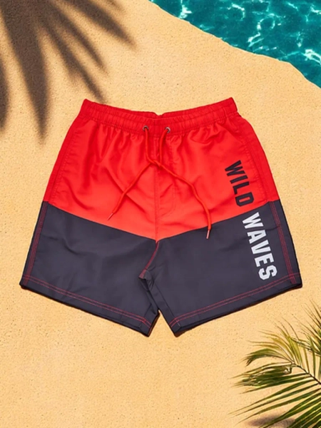 Royalfashion Men's sports shorts with protective mesh