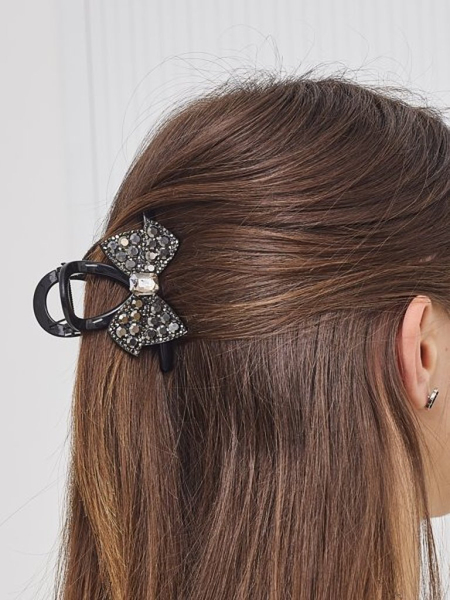 Royalfashion Hair clip with bow Zirconia