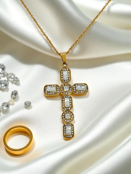 Ceremi Athe Cross Necklace