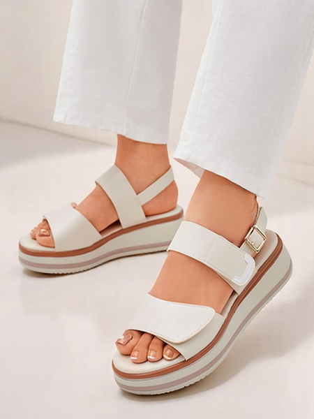 Royal Fashion Women's Thick-Soled Tulip Sandals