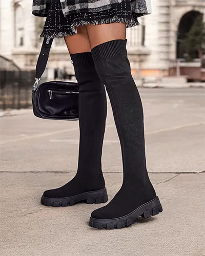 Royalfashion Women's Slip-On Boots Ohorro