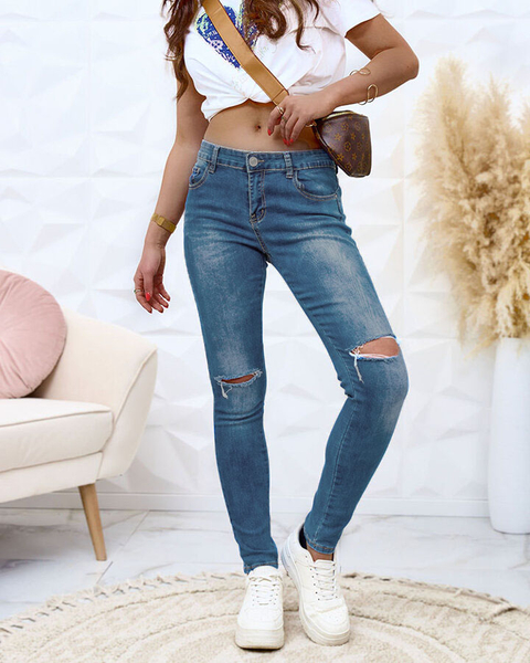 Royalfashion Women's tube jeans PLUS SIZE
