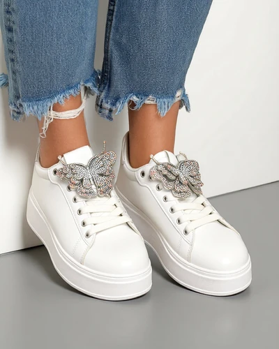 Royalfashion Women's Platform Sneakers with Butterfly Obellay