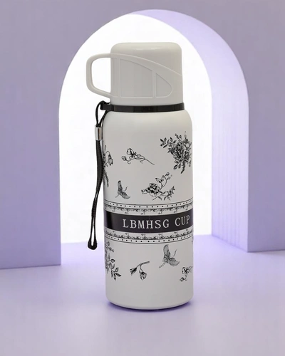 Royalfashion Thermal mug thermos with cup Rose Village