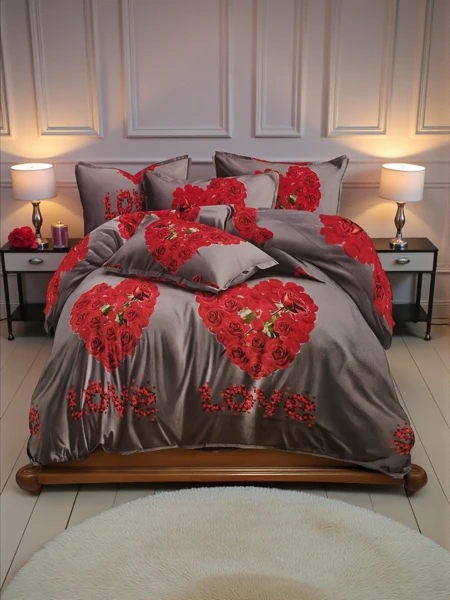 Royalfashion Patterned Bedding 160x200 4-PIECE set