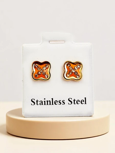 Royalfashion Women's earrings with cubic zirconia