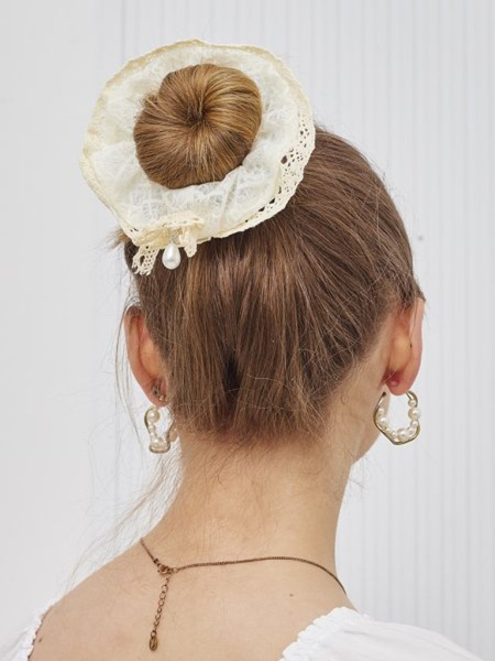 Royalfashion Hair tie with lace Lacea
