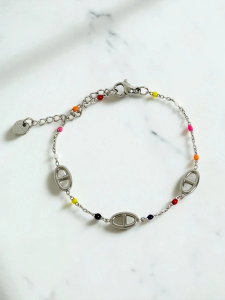 Callisto Aurea Gold-Plated Beaded Bracelet